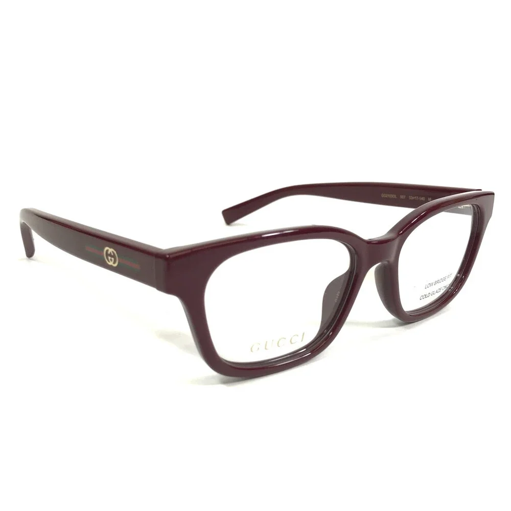 Gucci Eyeglasses Frames GG2103OL 007 Shiny Burgundy Cat Eye Full Rim 53-17-140